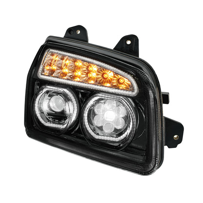 Kenworth T880 11 LED Headlight with 10 LED Turn and 202 LED Halo Daytime Running Light