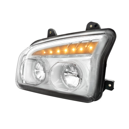 Kenworth T880 LED Headlight with 8 LED Turn and 32 LED Light Bar