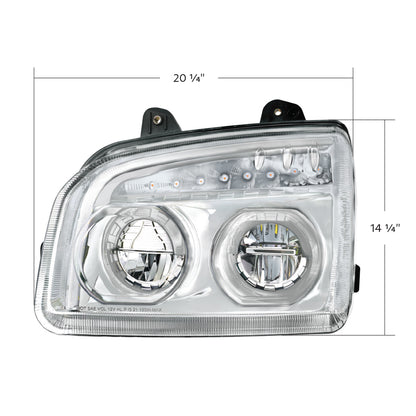 Kenworth T880 LED Headlight with 8 LED Turn and 32 LED Light Bar