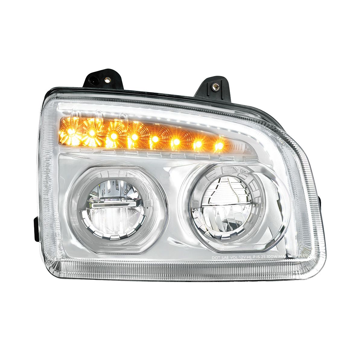 Kenworth T880 LED Headlight with 8 LED Turn and 32 LED Light Bar