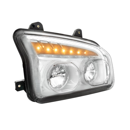 Kenworth T880 LED Headlight with 8 LED Turn and 32 LED Light Bar
