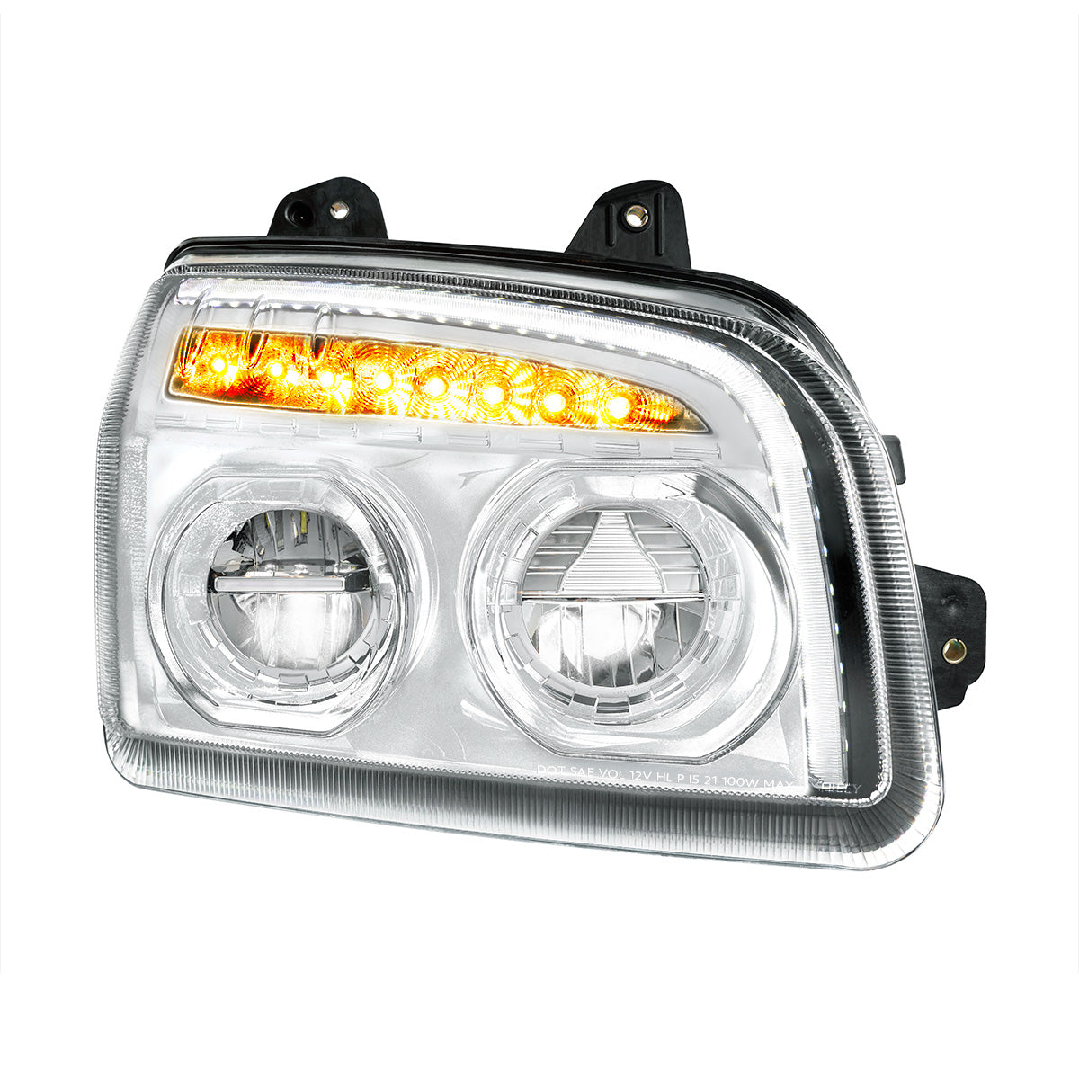 Kenworth T880 LED Headlight with 8 LED Turn and 32 LED Light Bar