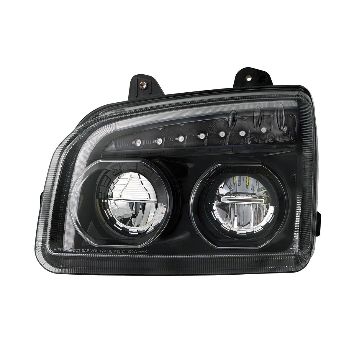 Kenworth T880 LED Headlight with 8 LED Turn and 32 LED Light Bar