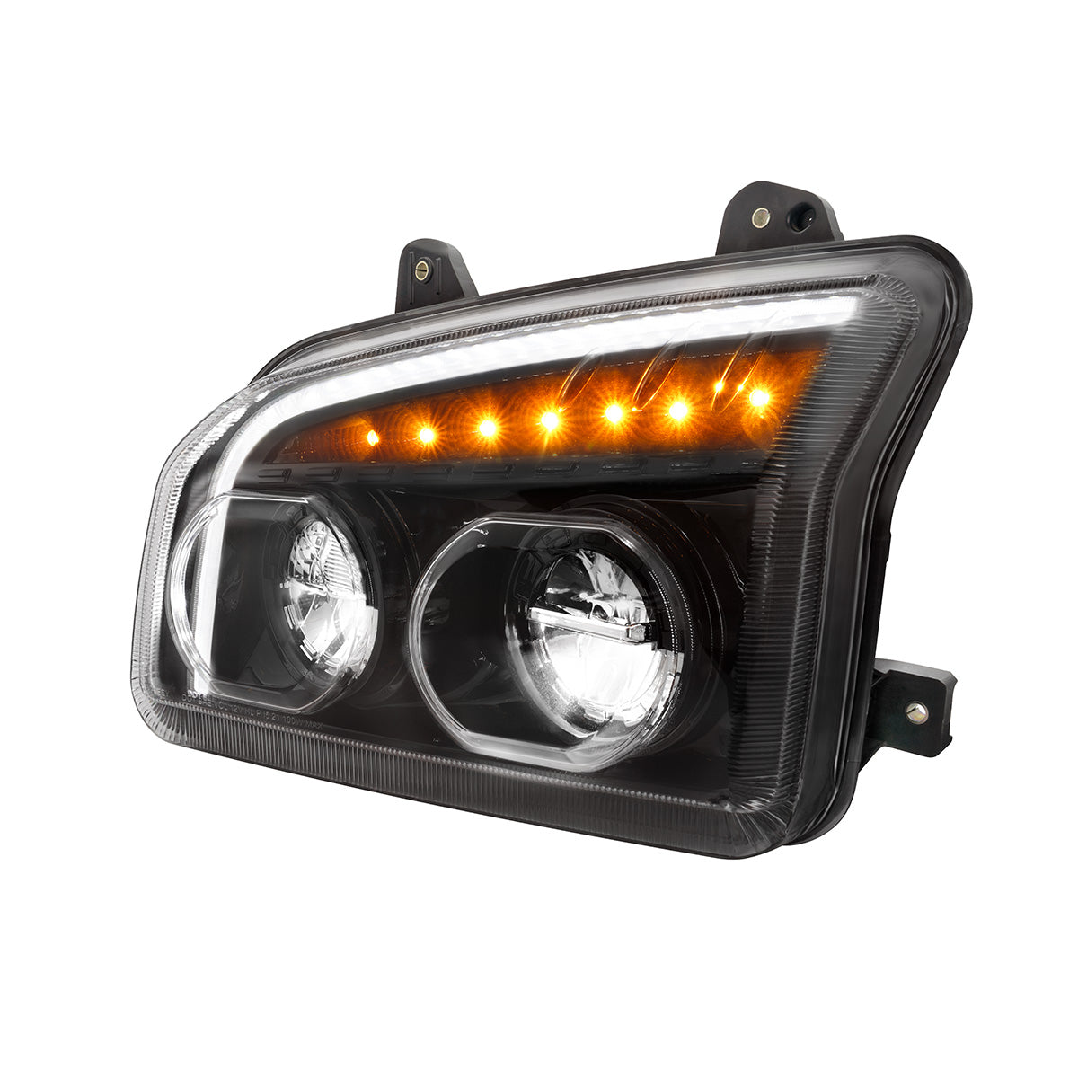 Kenworth T880 LED Headlight with 8 LED Turn and 32 LED Light Bar