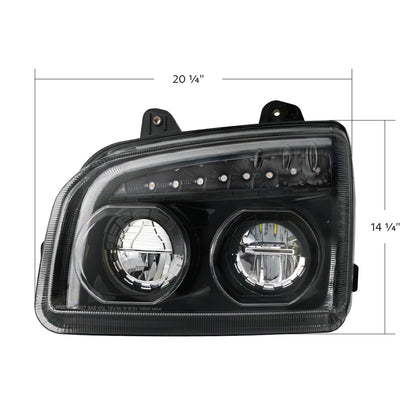 Kenworth T880 LED Headlight with 8 LED Turn and 32 LED Light Bar