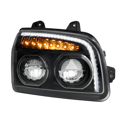 Kenworth T880 LED Headlight with 8 LED Turn and 32 LED Light Bar