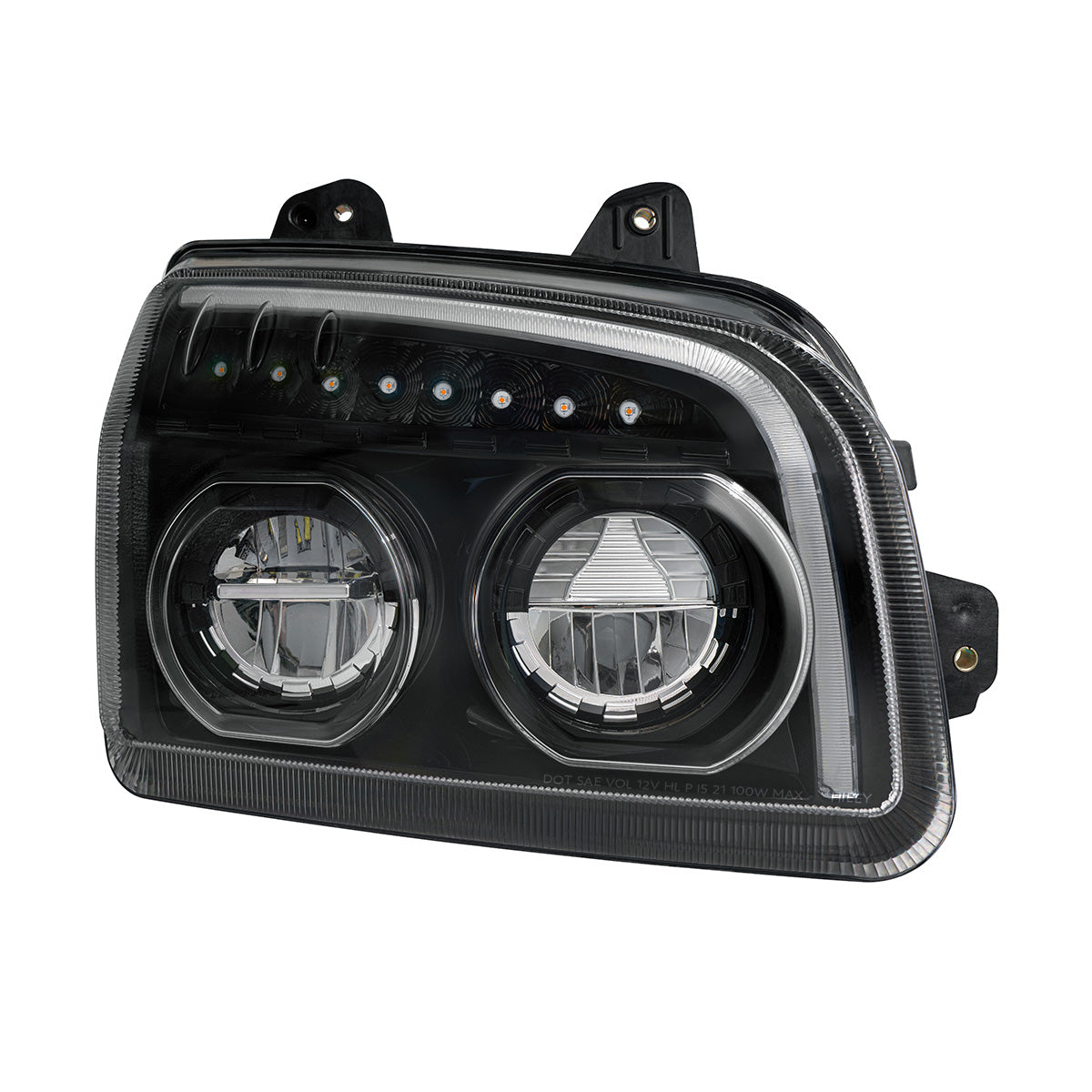 Kenworth T880 LED Headlight with 8 LED Turn and 32 LED Light Bar