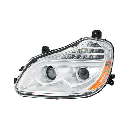 Kenworth T680 8 LED Projection Headlight with 12 LED Turn and Full LED Light Bar
