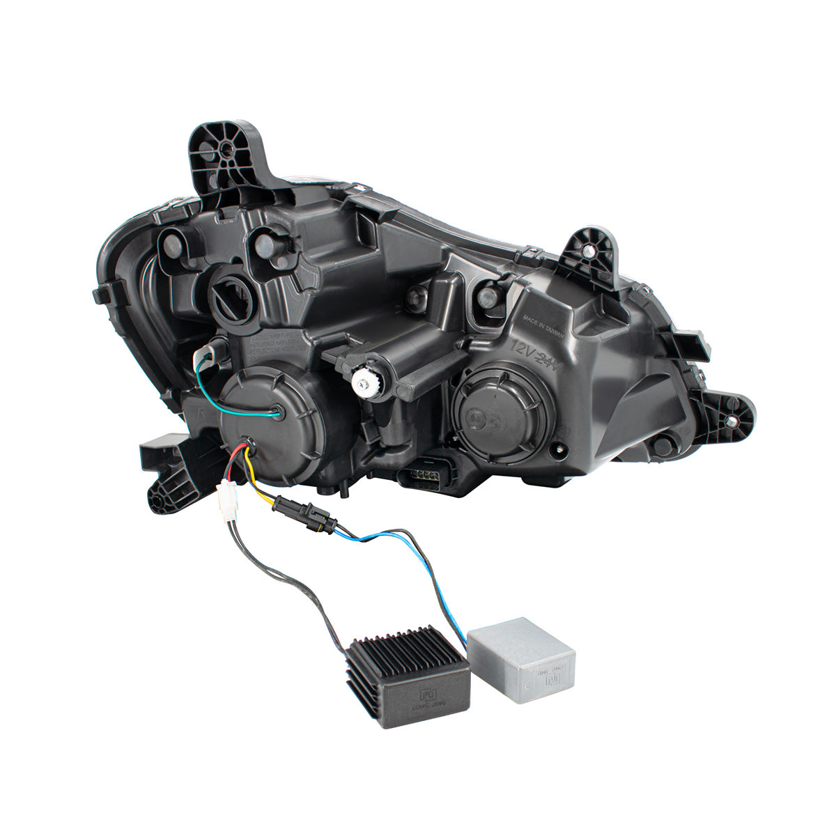 Kenworth T680 8 LED Projection Headlight with 12 LED Turn and Full LED Light Bar