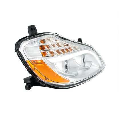 Kenworth T680 8 LED Projection Headlight with 12 LED Turn and Full LED Light Bar
