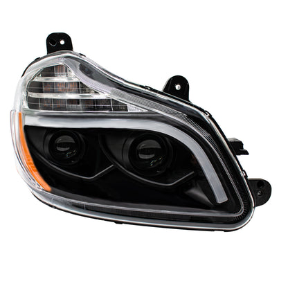 Kenworth T680 8 LED Projection Headlight with 12 LED Turn and Full LED Light Bar