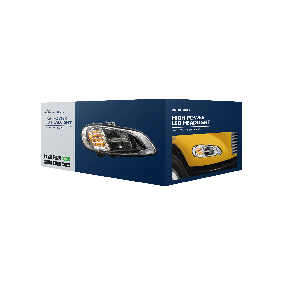 Freightliner M2 High Power LED Headlight with LED Turn Signal