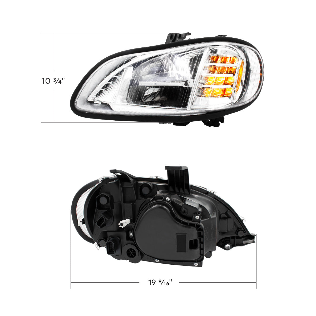Freightliner M2 High Power LED Headlight with LED Turn Signal