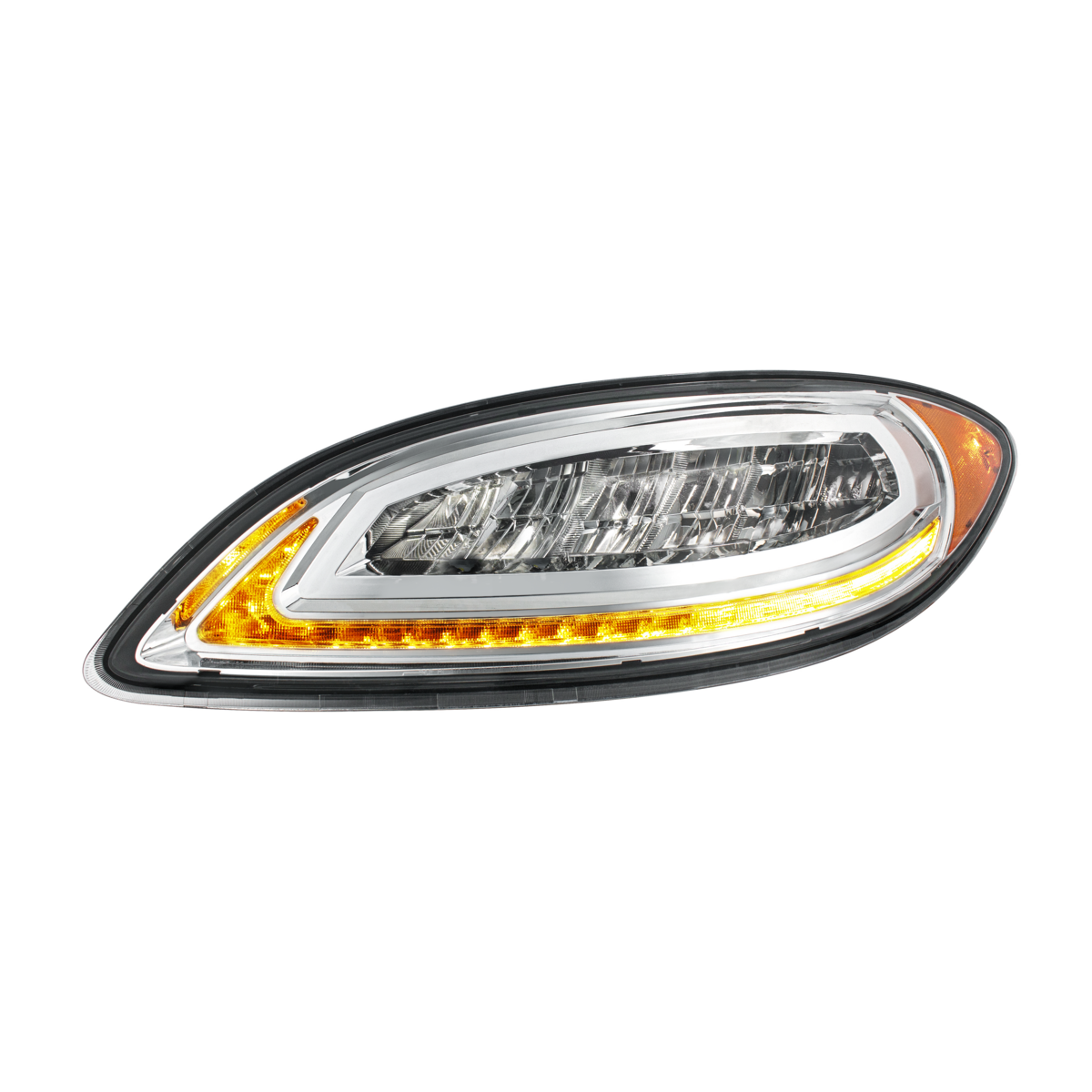 International Prostar LED Headlight with 23 LED Turn and Daytime Running Light Bar