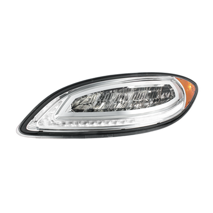 International Prostar LED Headlight with 23 LED Turn and Daytime Running Light Bar