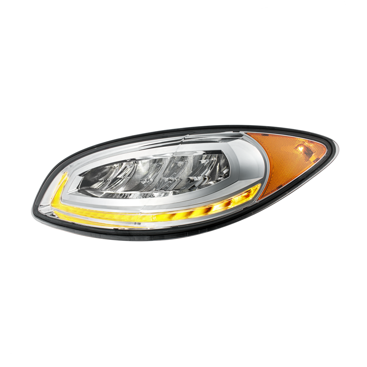 International Prostar LED Headlight with 23 LED Turn and Daytime Running Light Bar