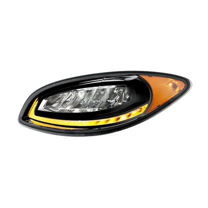 International Prostar LED Headlight with 23 LED Turn and Daytime Running Light Bar