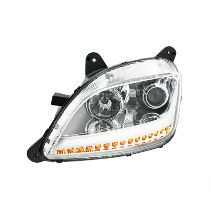 Peterbilt 579 and 587 Halogen Projection Headlight with 15 LED Sequential Turn Signal and 28 LED Position Light