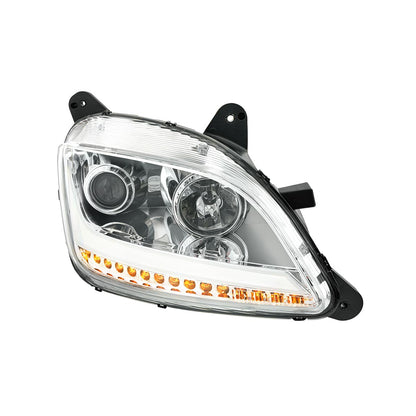 Peterbilt 579 and 587 Halogen Projection Headlight with 15 LED Sequential Turn Signal and 28 LED Position Light
