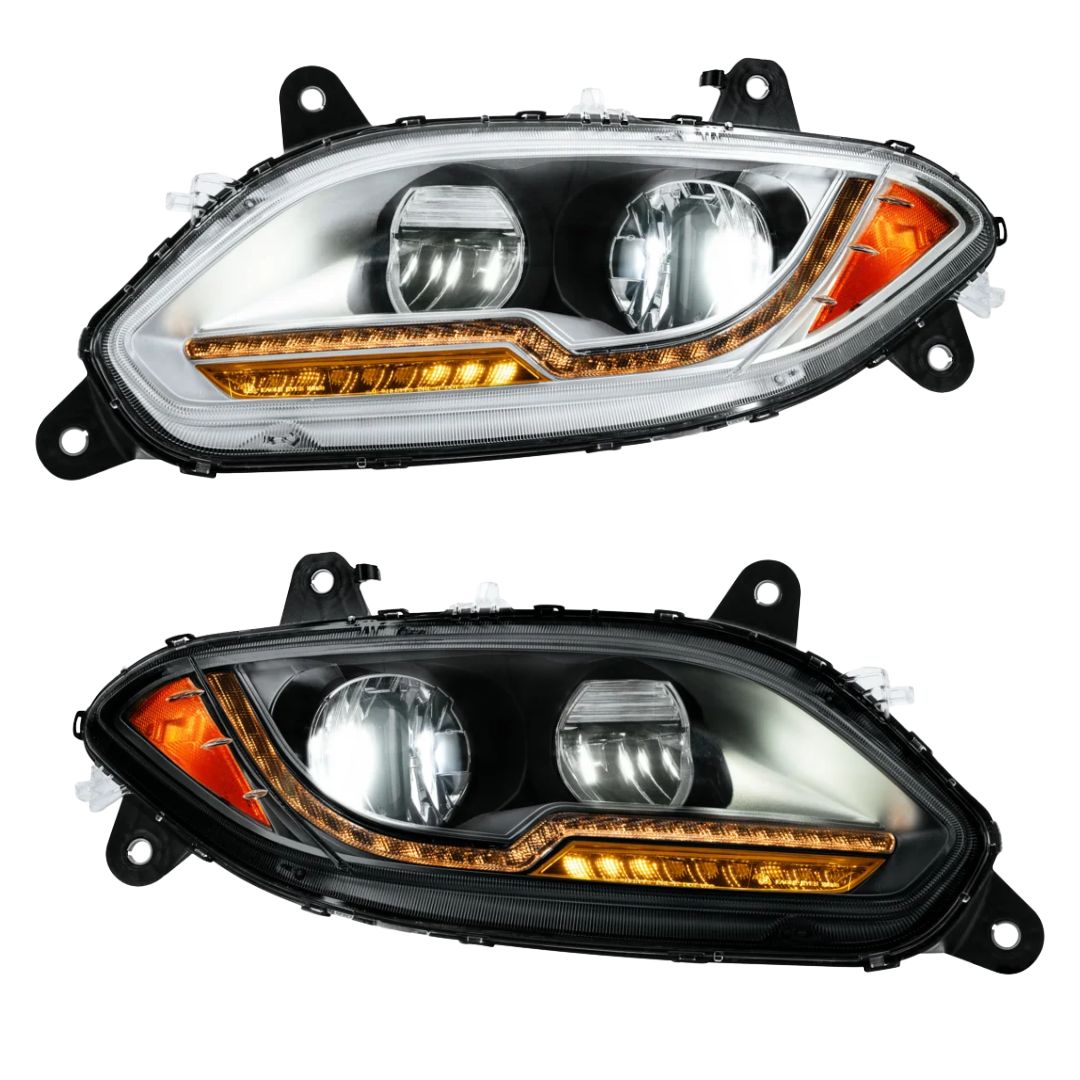 International LT LED Headlight with LED Turn Signal Light Bar