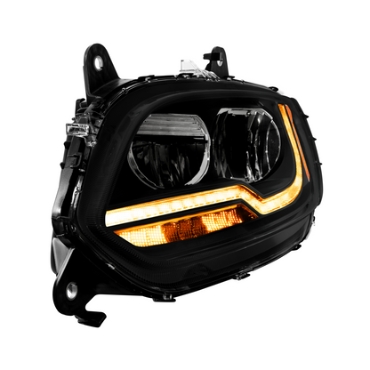 International LT LED Headlight with LED Turn Signal Light Bar