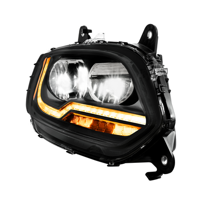 International LT LED Headlight with LED Turn Signal Light Bar