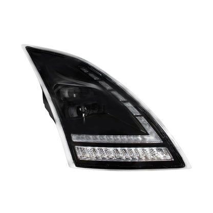 Volvo VNL 2018-2024 LED Headlight with LED Switchable Sequential Turn and Daytime Running Light