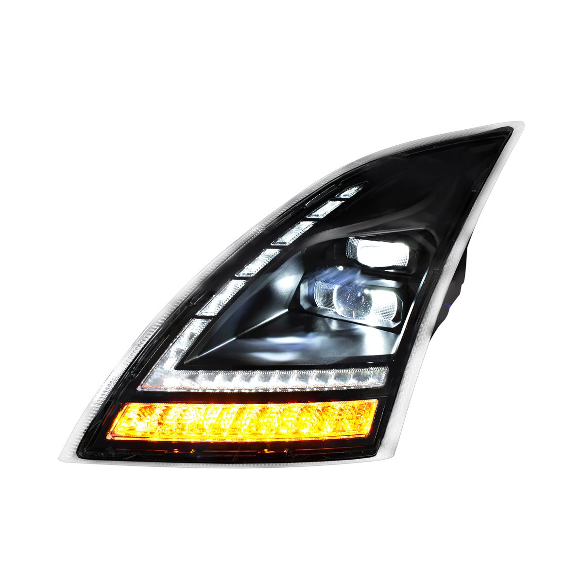 Volvo VNL 2018-2024 LED Headlight with LED Turn and Daytime Running Light