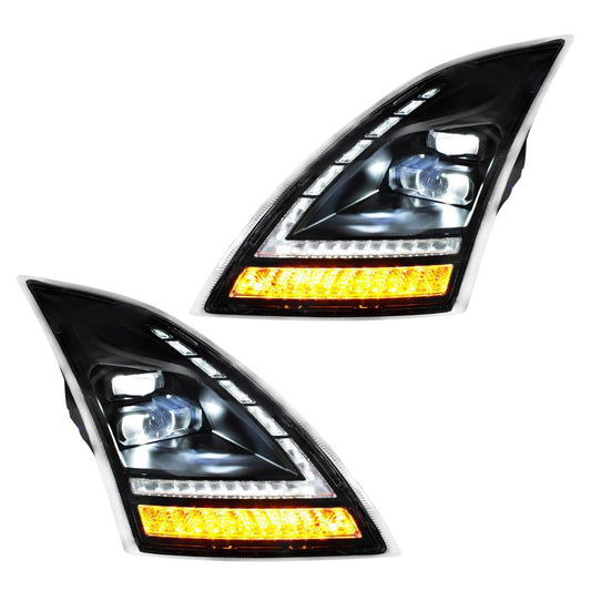 Volvo VNL 2018-2024 LED Headlight with LED Turn and Daytime Running Light