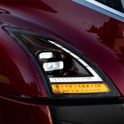 Volvo VNL 2018-2024 LED Headlight with LED Turn and Daytime Running Light