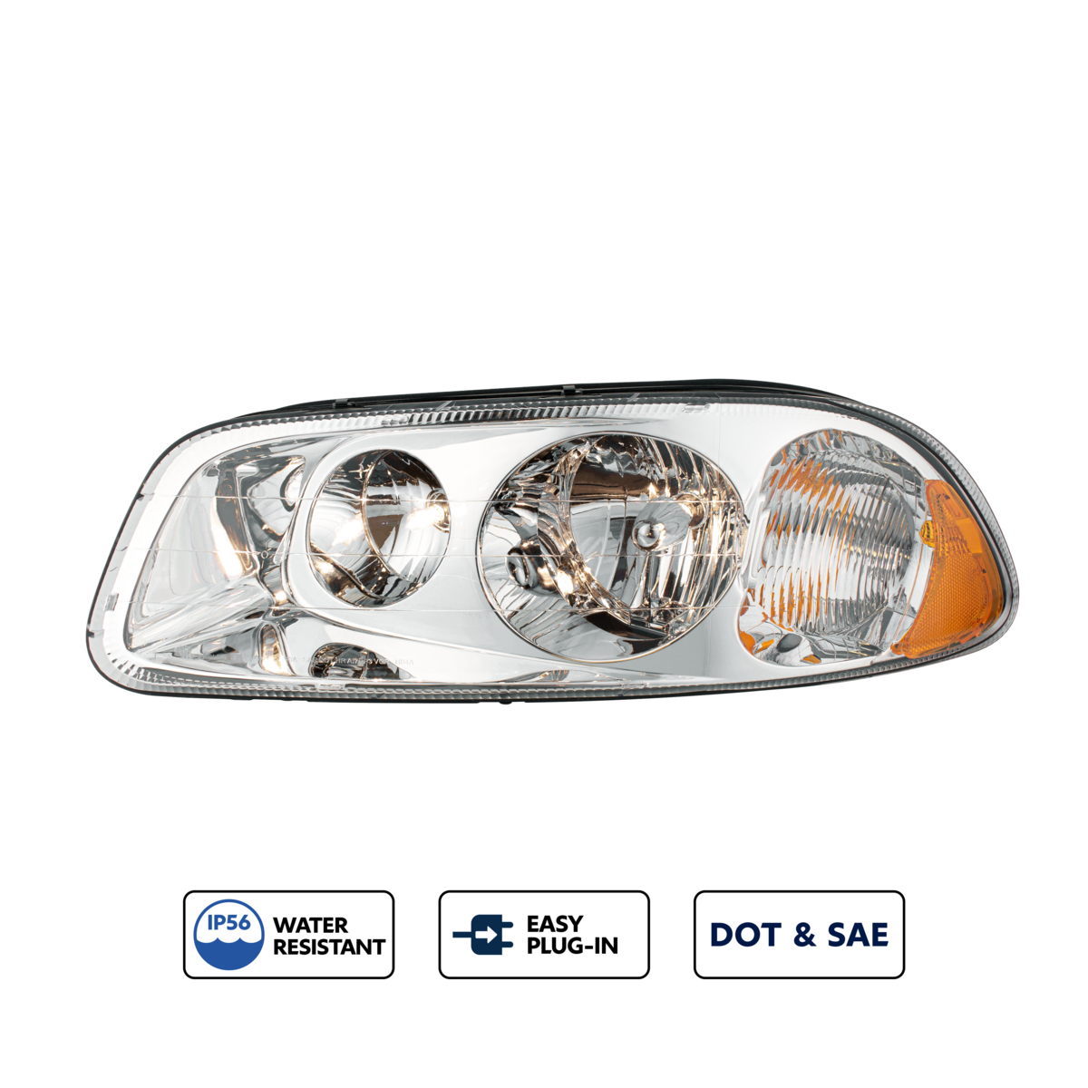 Mack CX Vision and GU Granite Headlight