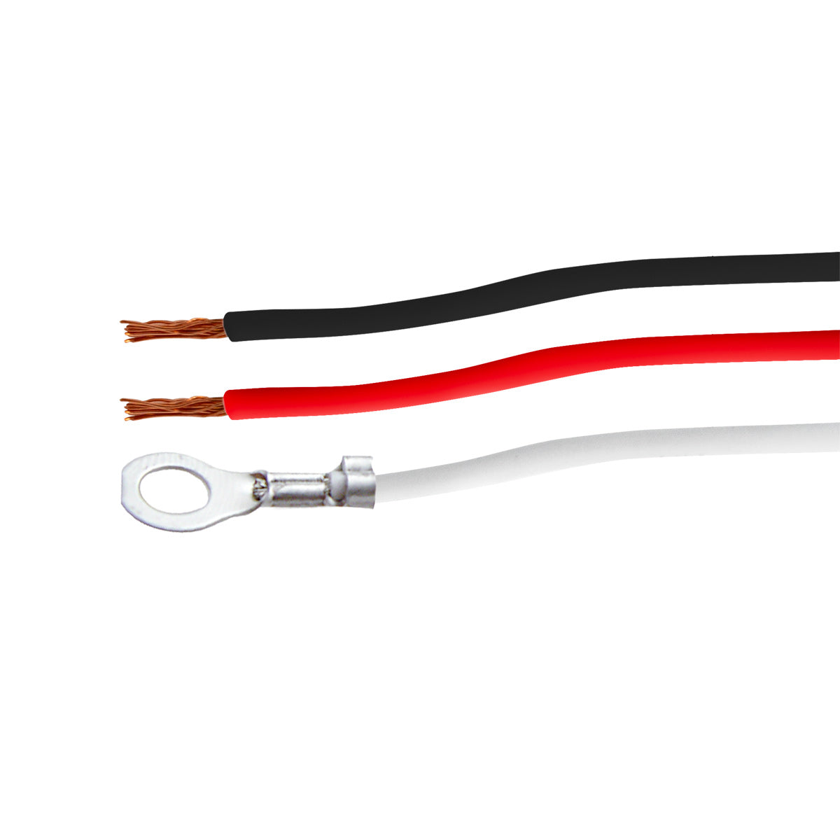 3 Wire Pigtail with 3 Prong Straight Plug and 12" Lead