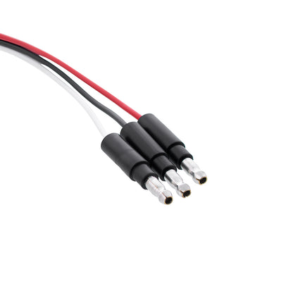 White 4 LED Dual Function Clearance and Marker 3/4" Mini Watermelon Light with Clear Lens