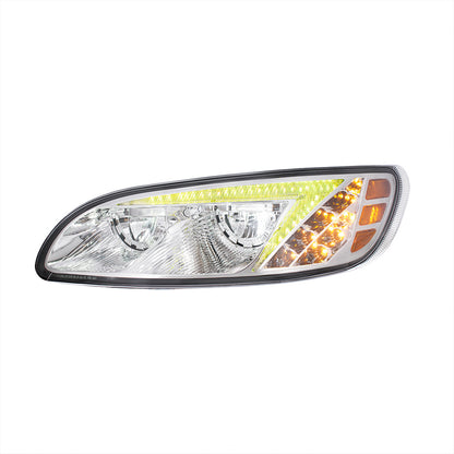 Peterbilt 330, 335, 337, 340, 348, 382, 384, 386, 387 LED Headlight with 8 LED Turn and Color Changing LED Position Light