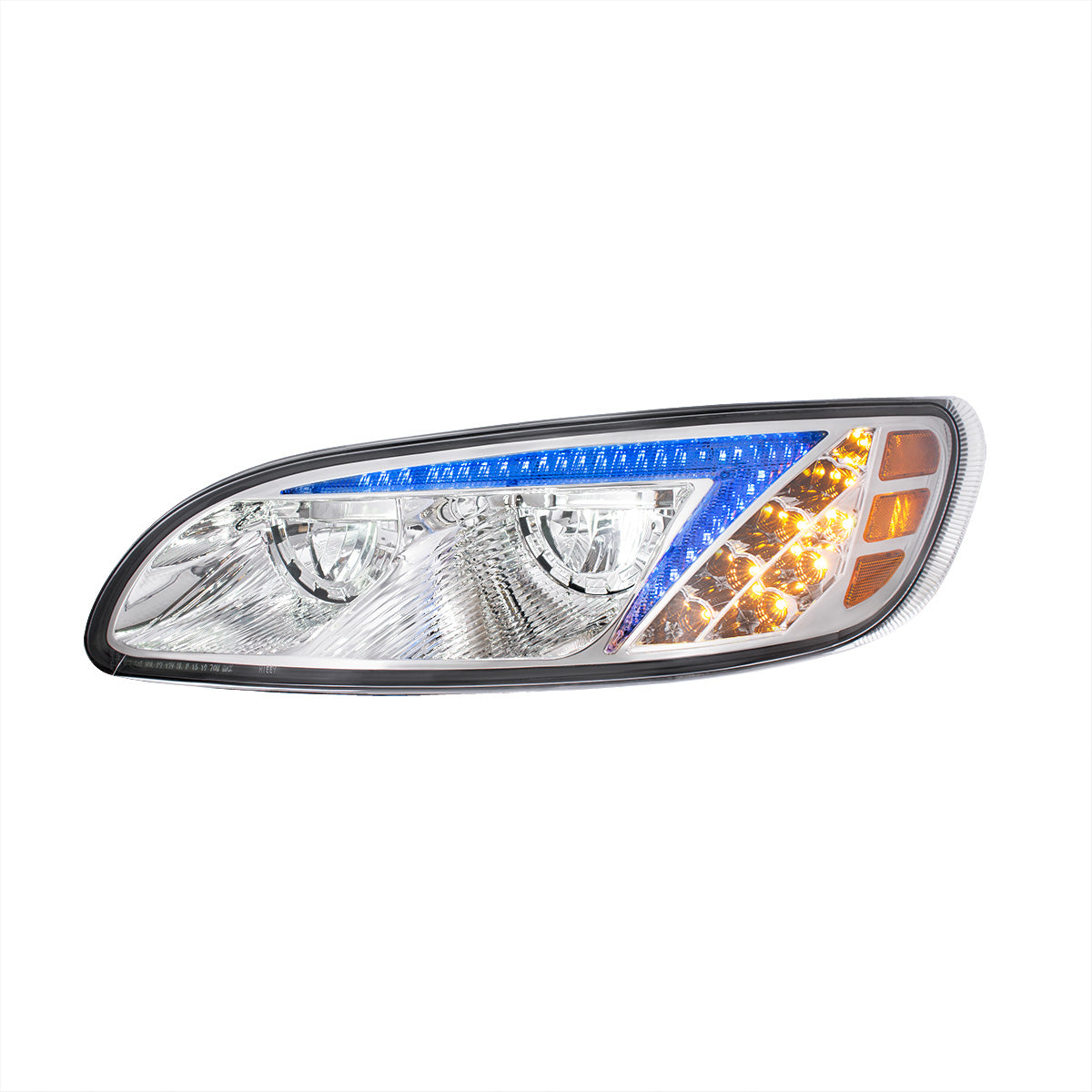 Peterbilt 330, 335, 337, 340, 348, 382, 384, 386, 387 LED Headlight with 8 LED Turn and Color Changing LED Position Light