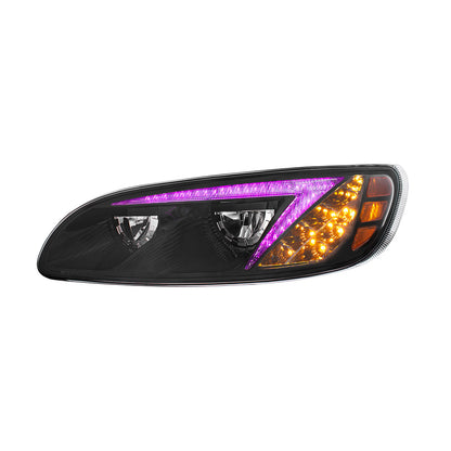 Peterbilt 330, 335, 337, 340, 348, 382, 384, 386, 387 LED Headlight with 8 LED Turn and Color Changing LED Position Light