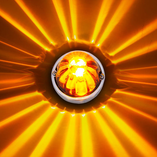 UltraBurst Glass Lens Amber Dual Function 1157 LED Bulb Watermelon Light Flush Mount