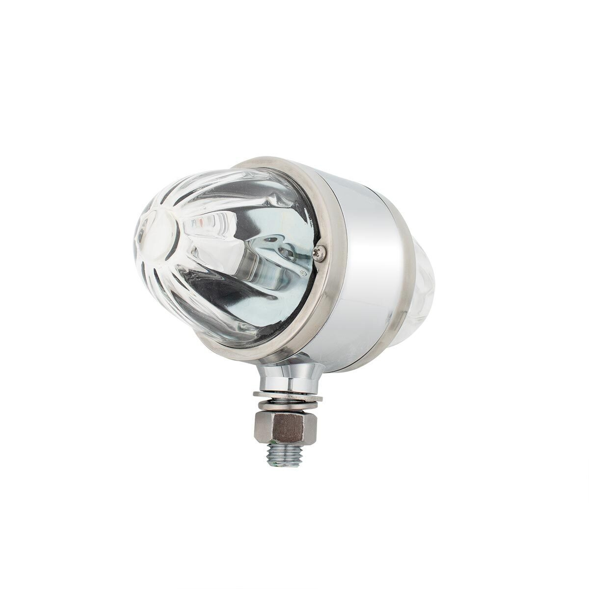 UltraBurst Glass Lens Amber LED/Clear Lens and Red LED/Clear Lens Double Face Pedestal Light