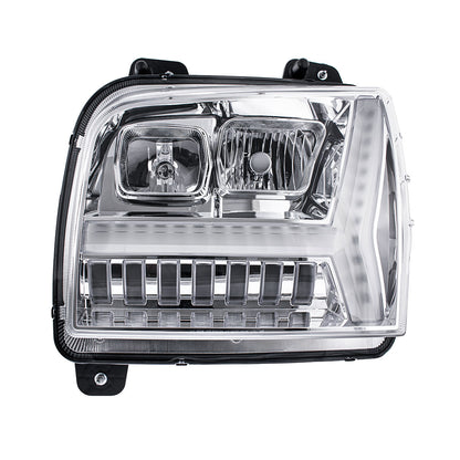 Kenworth W990 Headlight with LED Turn and LED Daytime Running Light