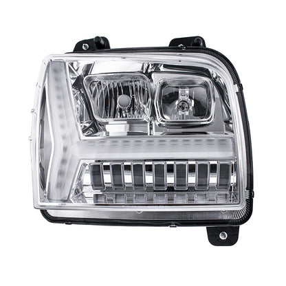 Kenworth W990 Headlight with LED Turn and LED Daytime Running Light