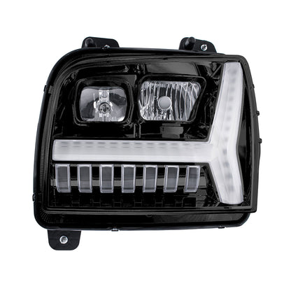 Kenworth W990 Headlight with LED Turn and LED Daytime Running Light