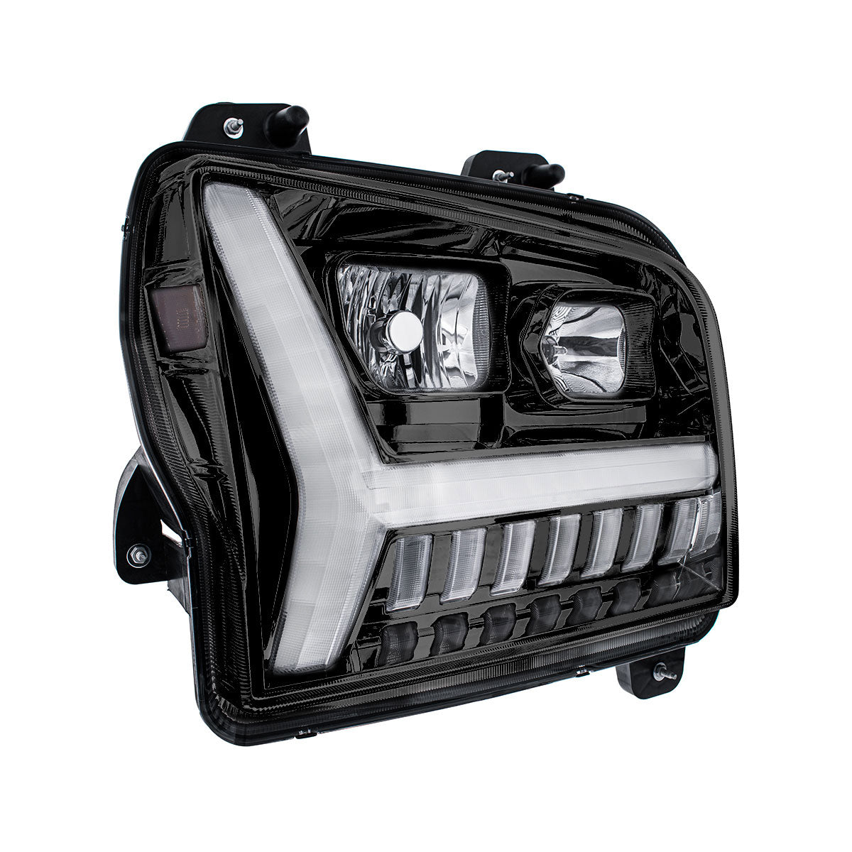 Kenworth W990 Headlight with LED Turn and LED Daytime Running Light