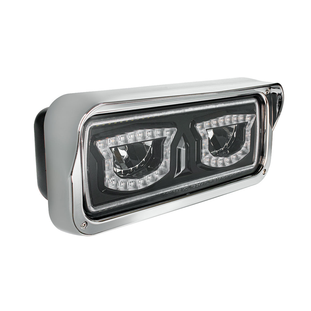 Peterbilt, Kenworth, Freightliner and Western Star LED Headlight with 40 LED Turn and 92 LED Auxiliary Light Bar