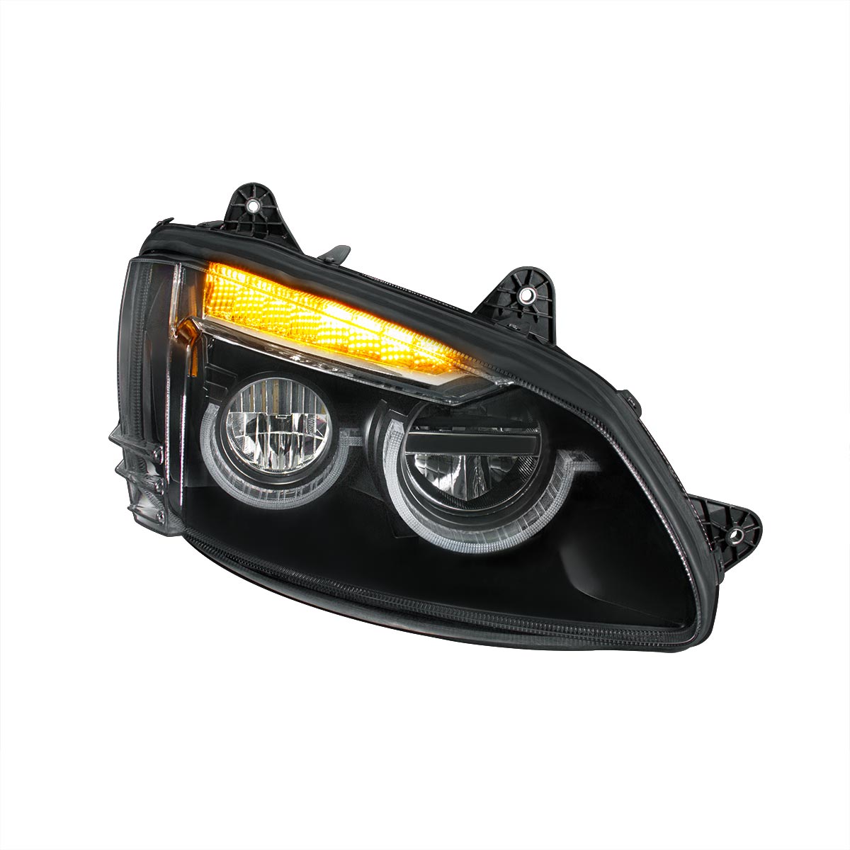 Kenworth T440, T470, T660 LED Headlight with 27 LED Turn and 33 LED Position Light