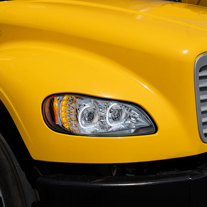 Freightliner M2 LED Projection Headlight with 6 LED Turn and 52 LED Position Light Bar