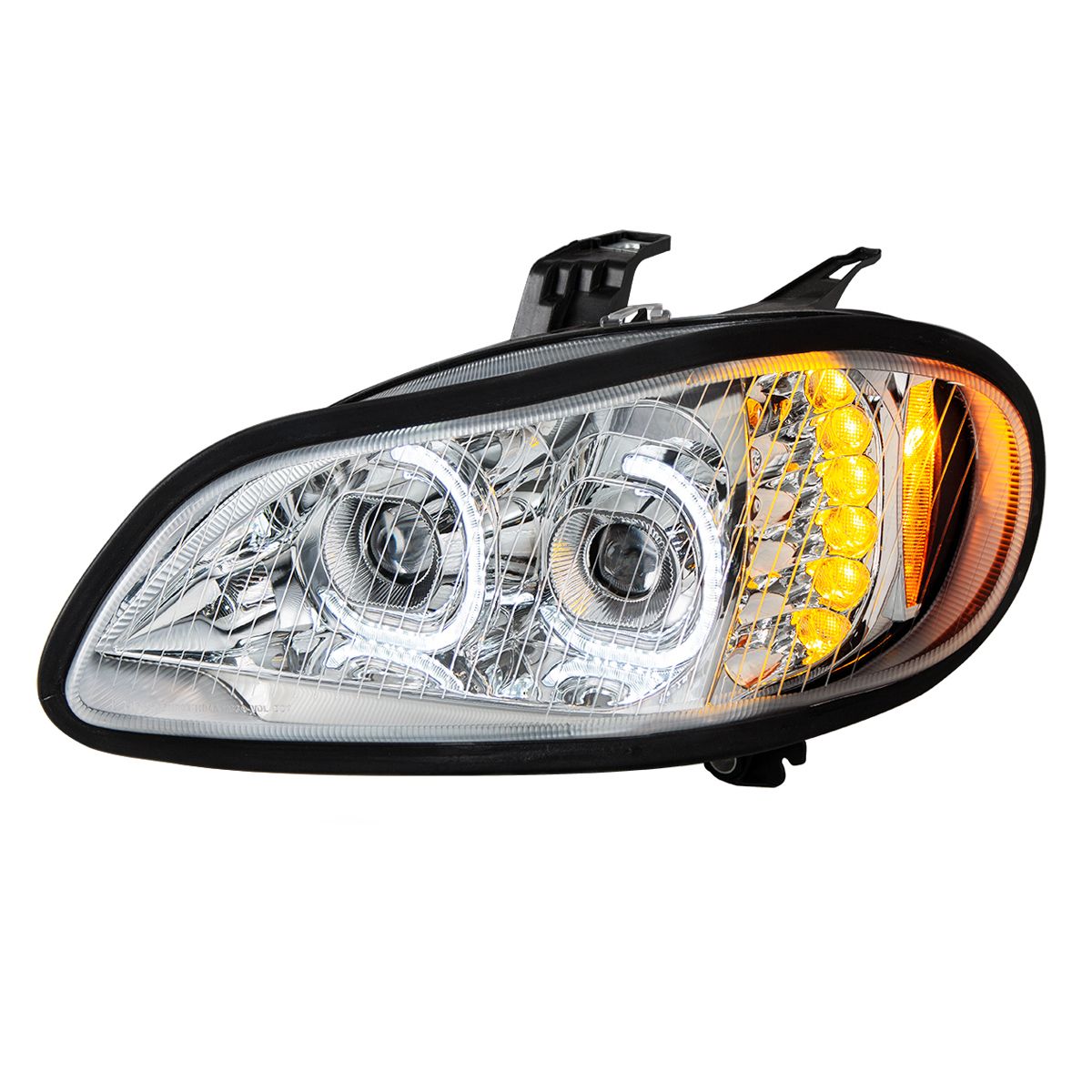 Freightliner M2 LED Projection Headlight with 6 LED Turn and 52 LED Position Light Bar