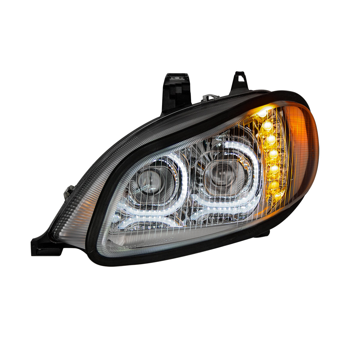 Freightliner M2 LED Projection Headlight with 6 LED Turn and 52 LED Position Light Bar
