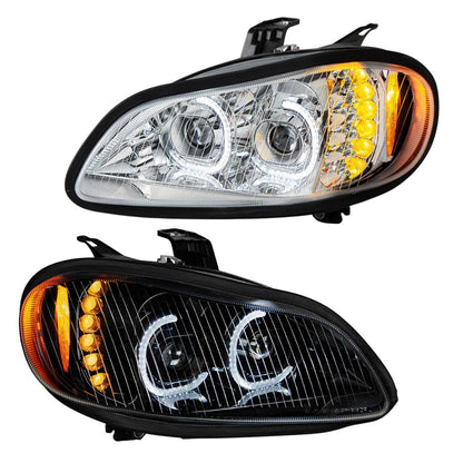 Freightliner M2 LED Projection Headlight with 6 LED Turn and 52 LED Position Light Bar