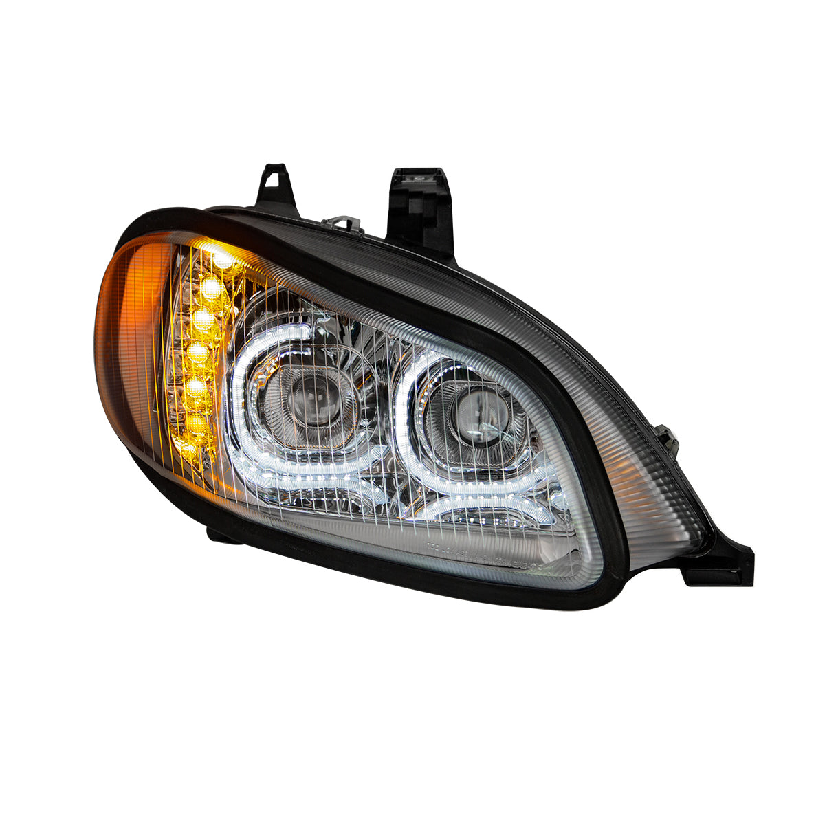 Freightliner M2 LED Projection Headlight with 6 LED Turn and 52 LED Position Light Bar