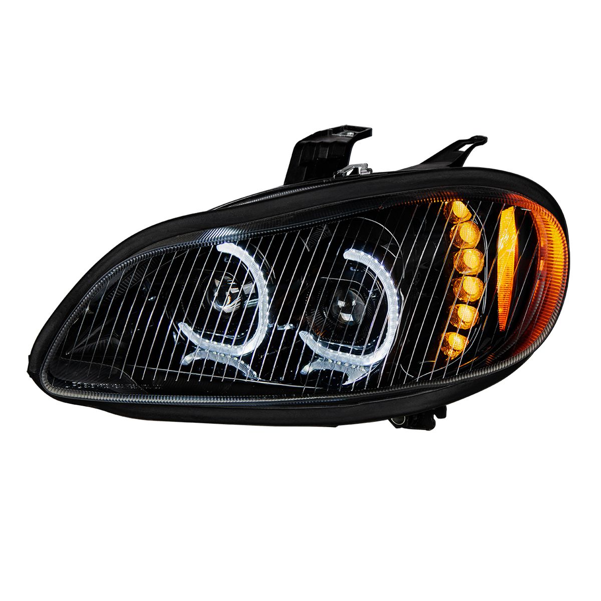 Freightliner M2 LED Projection Headlight with 6 LED Turn and 52 LED Position Light Bar